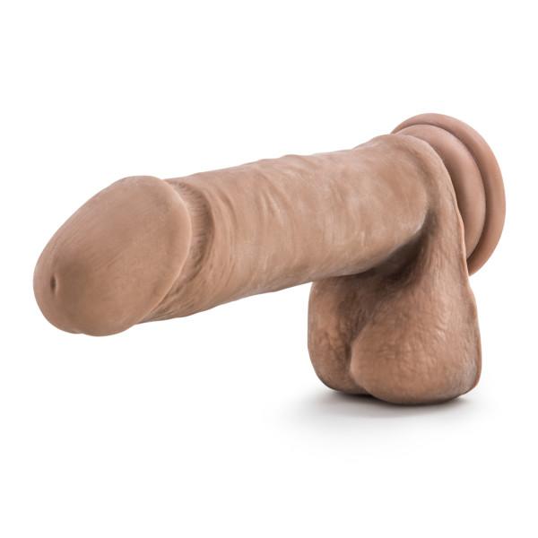 Au Naturel 8 inches Sensa Feel Dildo Latin Tan