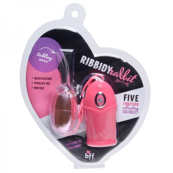 Ribbidy Rabbit Egg Bullet Vibrator Pink - Secret Garden