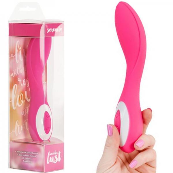 Wonderlust Serenity Pink G-Spot Vibrator - Secret Garden