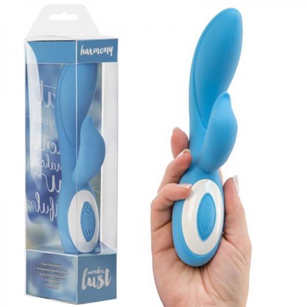 Wonderlust Harmony Blue Rabbit Vibrator - Secret Garden