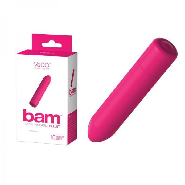 Vedo Bam Rechargeable Bullet - Foxy Pink - Secret Garden