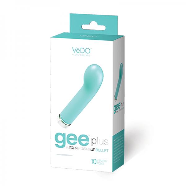 Vedo Geeplus Rechargeable Vibe - Tease Me Turquoise - Secret Garden