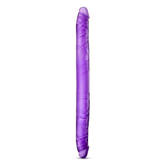 B Yours 16 inches Double Dildo Purple - Secret Garden