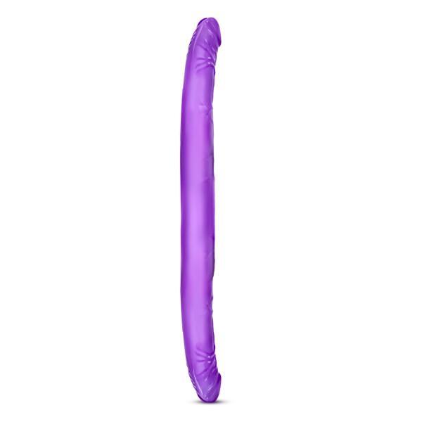 B Yours 16 inches Double Dildo Purple - Secret Garden