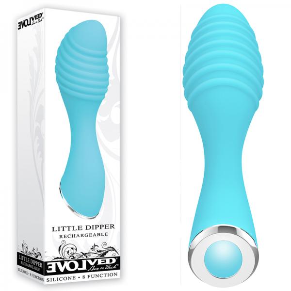 Little Dipper Blue Silicone Rechargeable Vibrator - Secret Garden