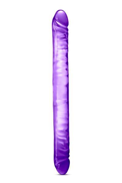 B Yours 18 inches Double Dildo Purple - Secret Garden