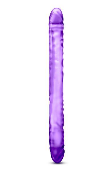 B Yours 18 inches Double Dildo Purple - Secret Garden