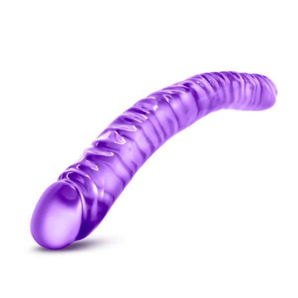 B Yours 18 inches Double Dildo Purple - Secret Garden