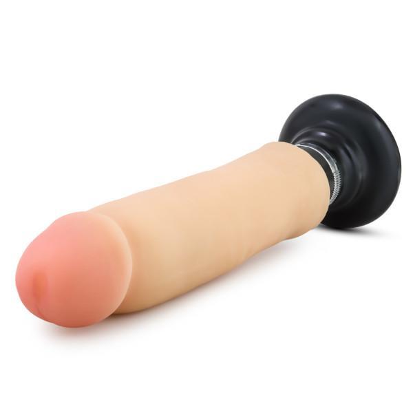 Au Naturel 11 inches Magnum Vibrating Dong Beige - Secret Garden