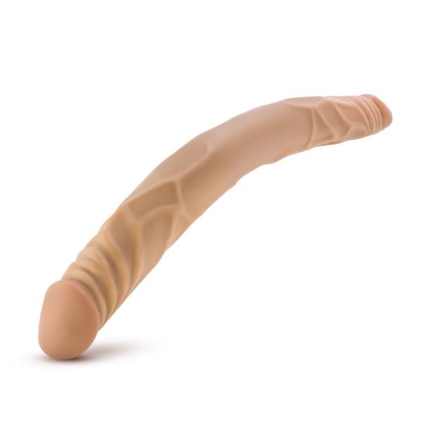 B Yours 14 inches Double Dildo Latin Tan - Secret Garden