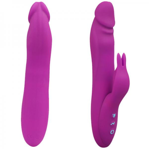 Femmefunn Booster Rabbit Vibrator Purple - Secret Garden