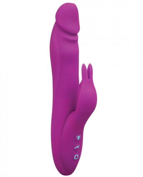 Femmefunn Booster Rabbit Vibrator Purple - Secret Garden