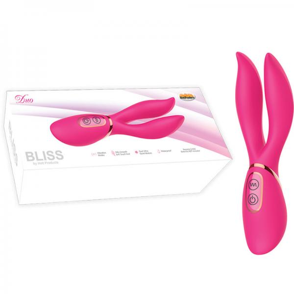 Bliss Duo 7 Function Pink Vibrator - Secret Garden