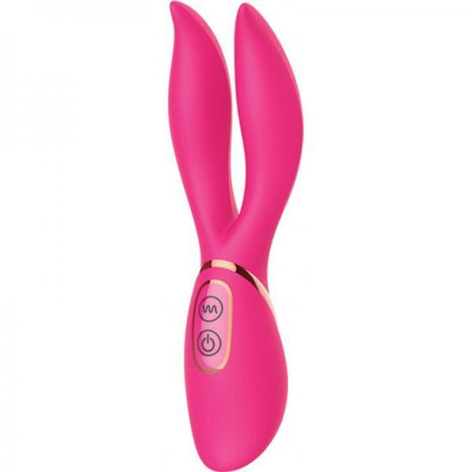 Bliss Duo 7 Function Pink Vibrator - Secret Garden