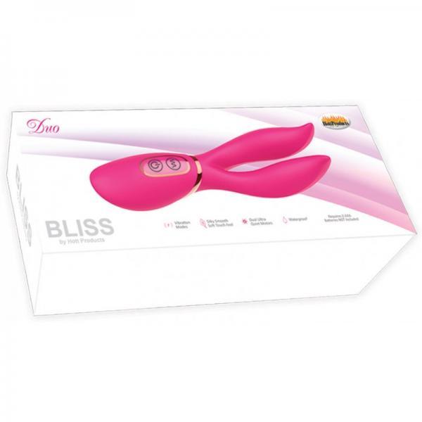 Bliss Duo 7 Function Pink Vibrator - Secret Garden