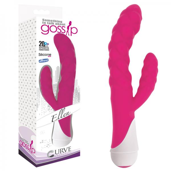 Gossip Ellen Magenta Pink Rabbit Vibrator - Secret Garden