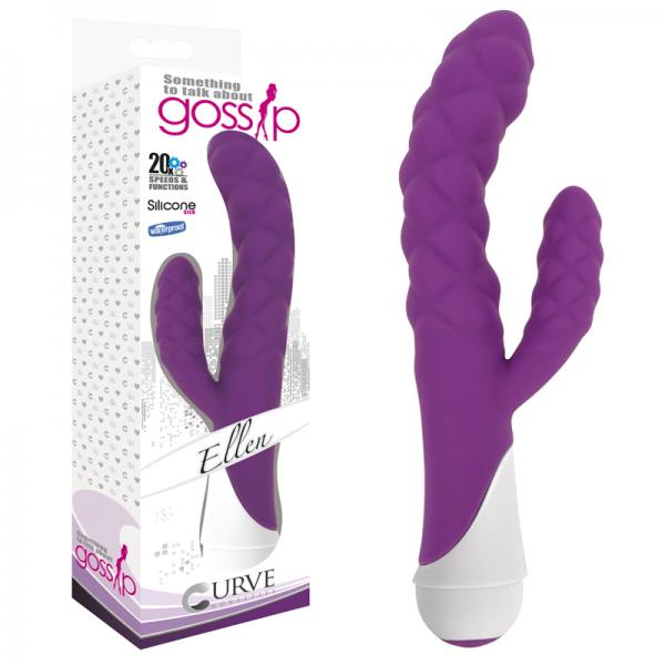 Gossip Ellen Violet Purple Rabbit Vibrator - Secret Garden