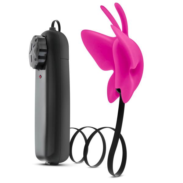 Luxe Butterfly Teaser Pink Clitoral Vibrator - Secret Garden