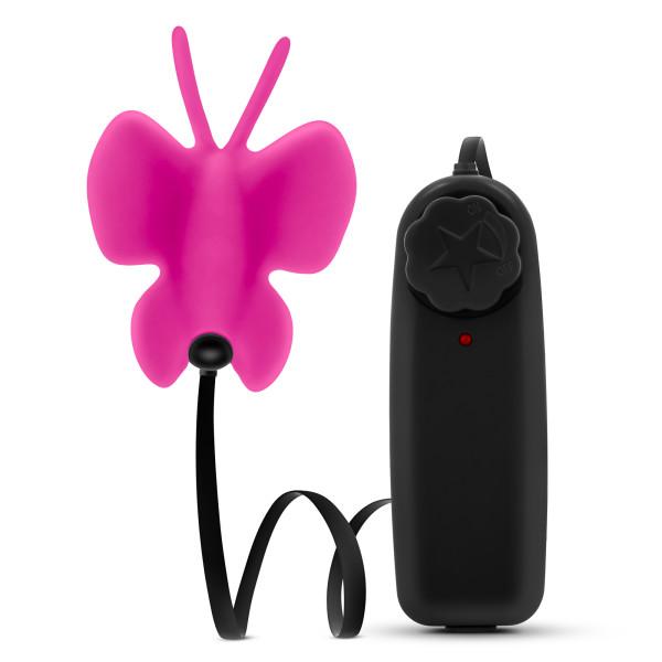 Luxe Butterfly Teaser Pink Clitoral Vibrator - Secret Garden