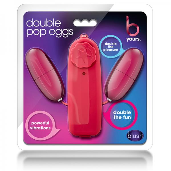 Double Pop Eggs Cerise Pink Vibrating Bullet - Secret Garden