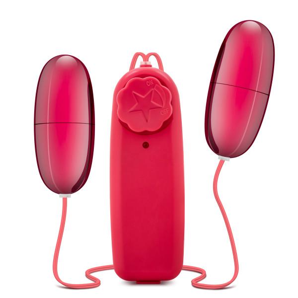 Double Pop Eggs Cerise Pink Vibrating Bullet - Secret Garden