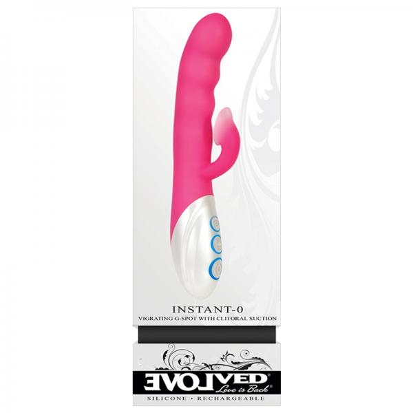 Evolved Instant-o With Clitoral Suction 8 Function Silicone Rechageable Waterproof - Secret Garden