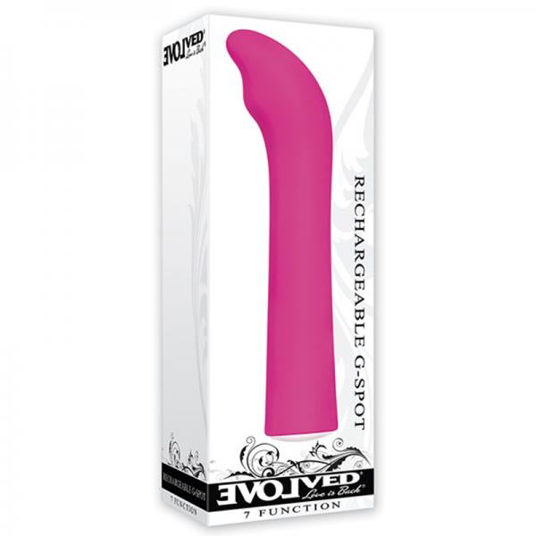 Rechargeable G-Spot 7 Function Pink Vibrator - Secret Garden