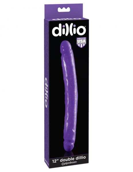 Dillio Purple 12in Double Dong - Secret Garden