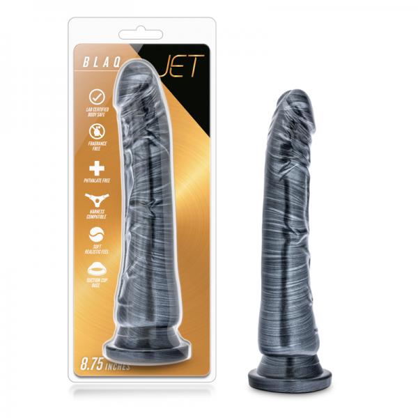 Jet Blaq Carbon Metallic Black Dildo