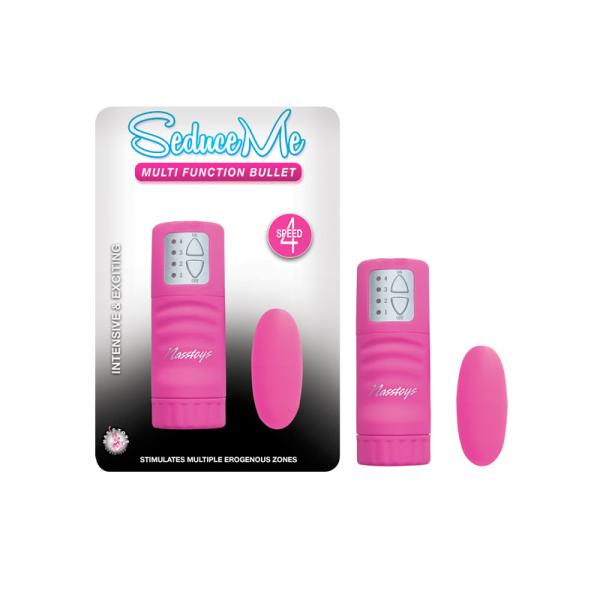 Seduce Me Multi Function Bullet 4 Speeds Pink - Secret Garden