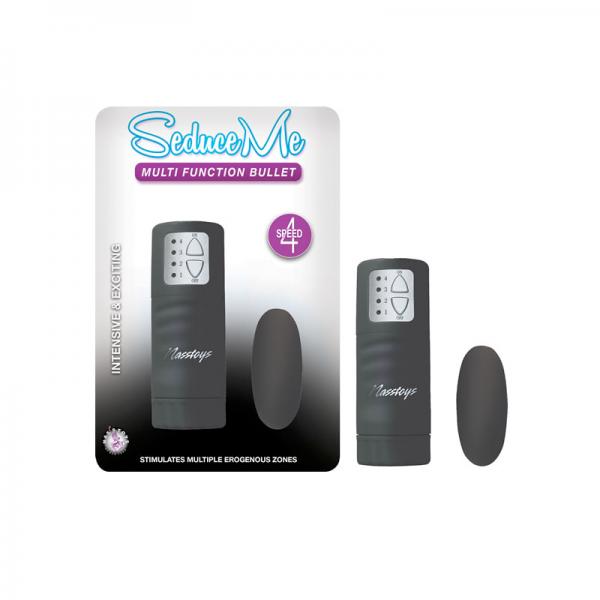 Seduce Me Multi Function Bullet 4 Speeds Black - Secret Garden