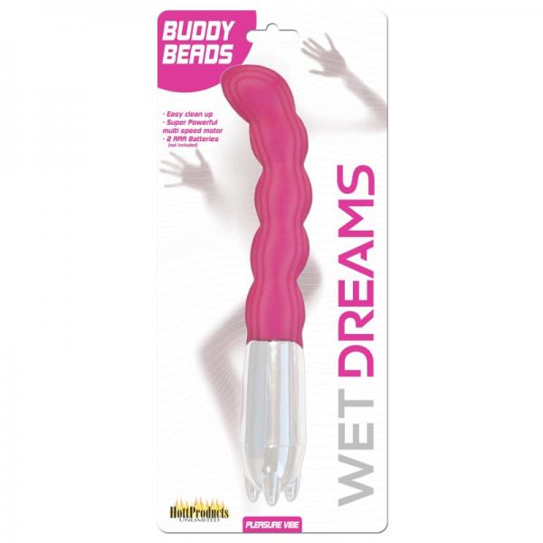 Wet Dreams Buddy Beads Multi Speed Play Vibe With Stimulation Beads Magenta - Secret Garden