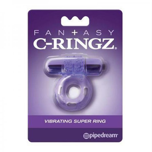 Fcr - Fantasy C-ringz Vibrating Super Ring Purple - Secret Garden