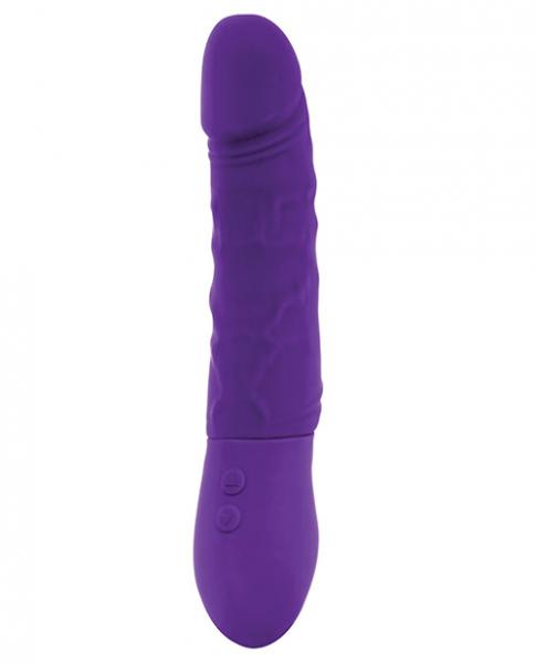 Inya Twister Purple Realistic Vibrating Dildo - Secret Garden