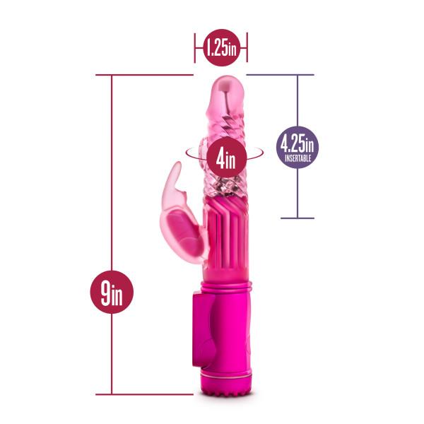 Romping Rabbit Fuchsia Pink Vibrator - Secret Garden