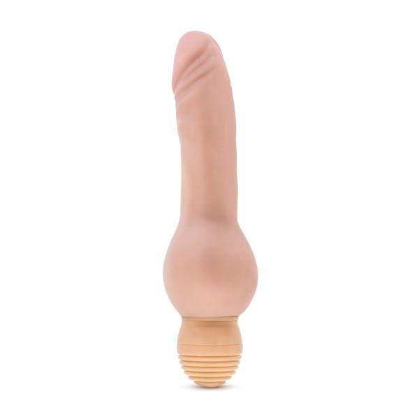 X5 Plus Mr Right Now Vibrating Dildo Beige - Secret Garden