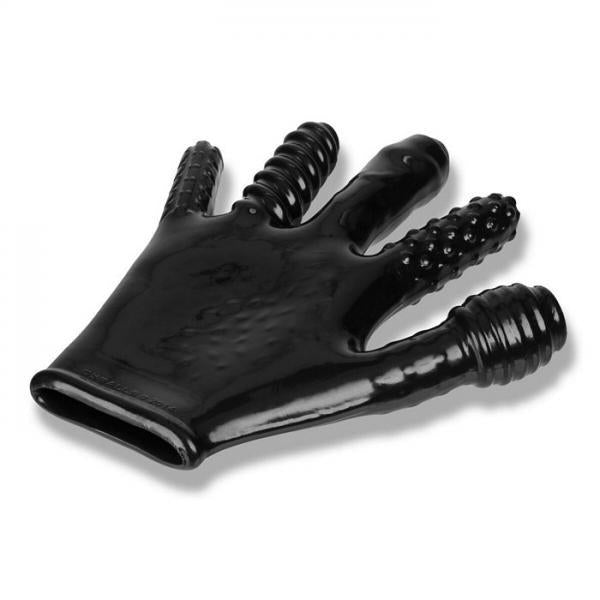 Finger F*ck Textured Glove Oxballs Black - Secret Garden