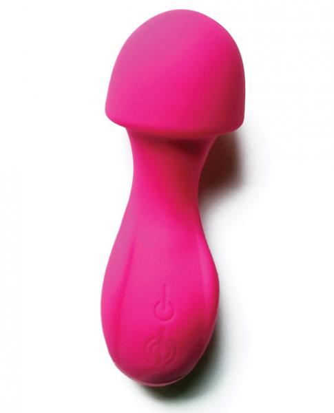 Bliss Magic Mushroom Pink Wand Massager - Secret Garden