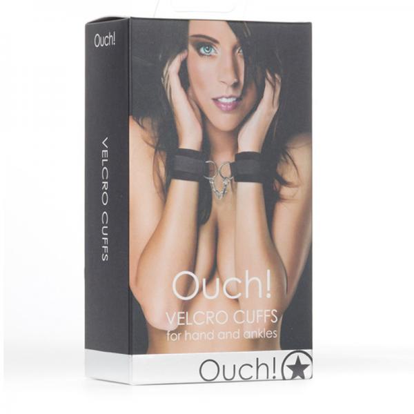 Ouch! Velcro Cuffs - Black - Secret Garden