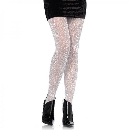 Lurex Tights O/s Silver - Secret Garden