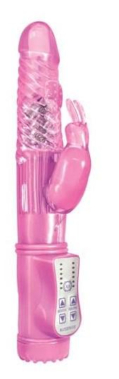 Energize Her Bunny 2 Rechargeable Dual Motors 36 Function 6 Rotation Modes Waterproof  Pink - Secret Garden