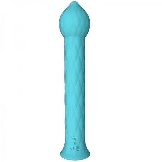 Femmefunn Diamond Wand Vibrator Turquoise Blue - Secret Garden