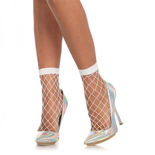 Diamond Net Anklets O/s White - Secret Garden