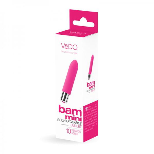 Vedo Bam Mini Rechargeable Bullet Vibe - Foxy Pink - Secret Garden