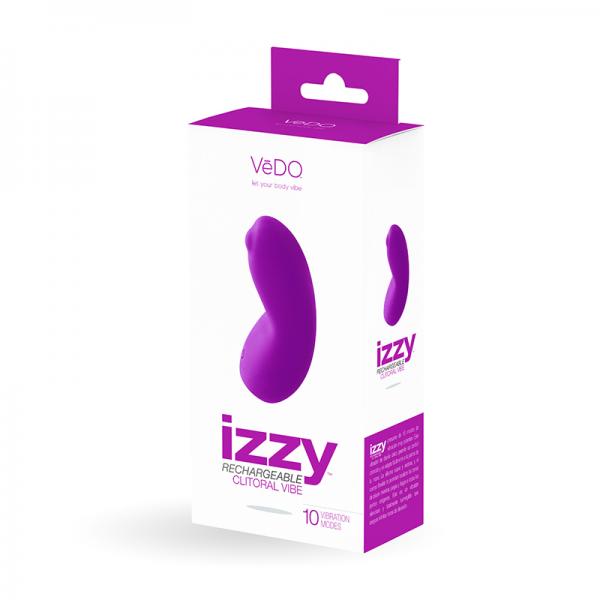 Vedo Izzy Rechargeable Clitoral Vibe - Violet Vixen - Secret Garden