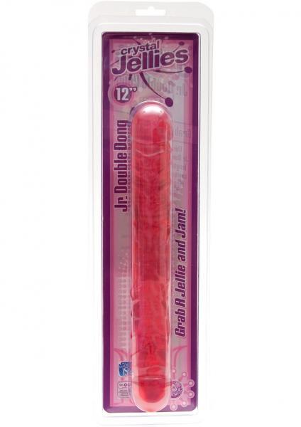 Jellies Jr Double Dong 12 Inch - Pink - Secret Garden