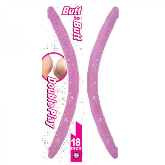 Butt To Butt Double Play Dong 18in Pink - Secret Garden