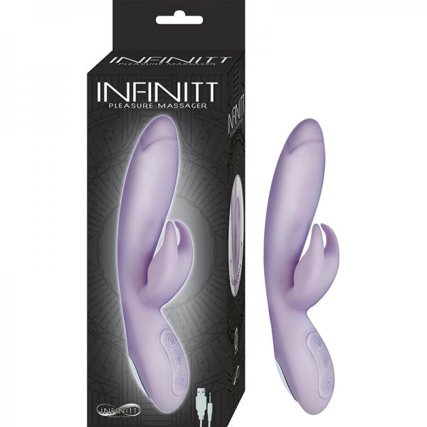 Infinitt Pleasure Massager Dual Motor 10 Function Waterproof Lavender - Secret Garden