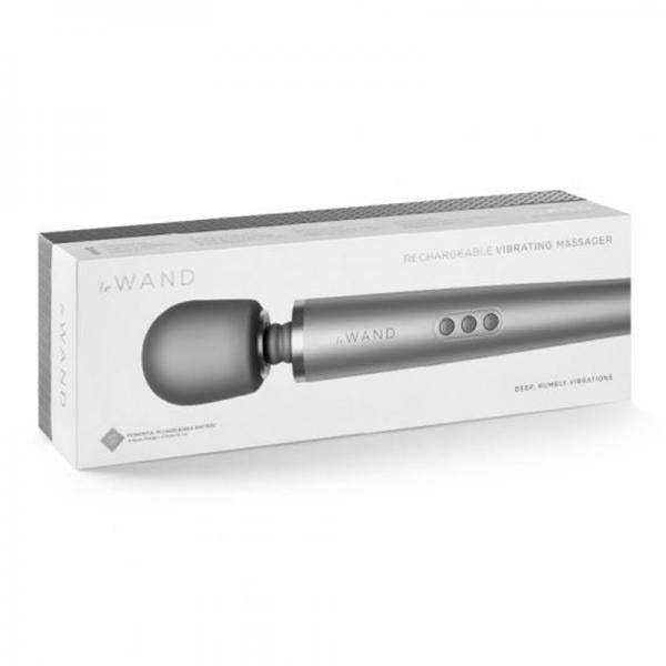 Le Wand Grey Rechargeable Massager - Secret Garden