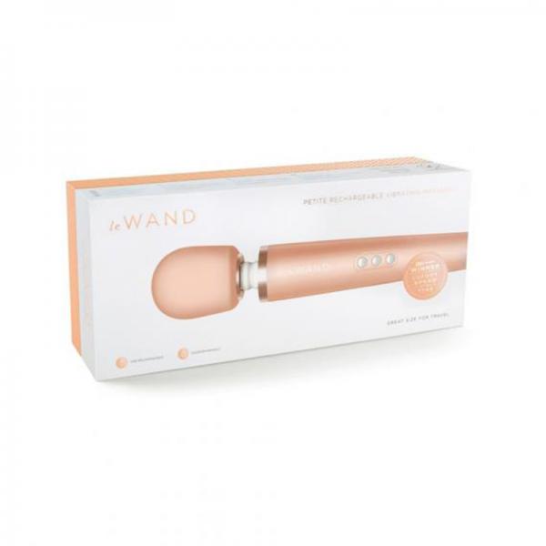 Le Wand Petite Rose Gold Rechargeable Massager - Secret Garden